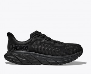 Black HOKA Arahi 7 Men's Running Shoes | 48XKGOAUD