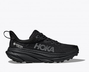 Black HOKA Challenger 7 GTX Women's Trail Running Shoes | 84LXZICYH