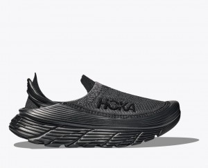 Black HOKA Restore TC Men's Walking Shoes | 29KXNHIOC