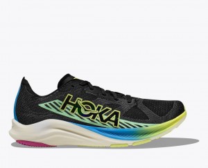 Black / Green / Blue HOKA Cielo Road Women's Running Shoes | 42EAXHYFG