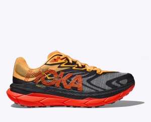 Black / Orange / Red HOKA Tecton X 2 Men's Trail Running Shoes | 47IVXNDLQ