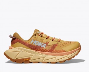 Brown HOKA Skyline-Float X Women's Hiking Shoes | 98EYTUKJW