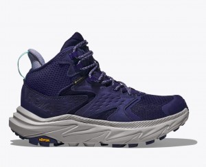 Dark Blue HOKA Anacapa 2 Mid GTX Women's Hiking Boots | 60WKNMPOL