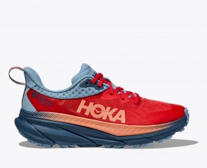 Dark Orange HOKA Challenger 7 GTX Women's Trail Running Shoes | 53UCGPVJM