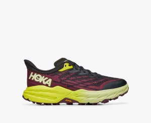 Dark Red / Black HOKA Speedgoat 5 Women's Trail Running Shoes | 91FDLAGRX