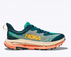 Dark Turquoise / Orange HOKA Mafate Speed 4 Women's Trail Running Shoes | 20GAVPZYE