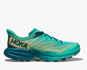 Deep Turquoise HOKA Speedgoat 5 Women's Trail Running Shoes | 47JSTOKEM