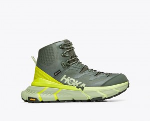 Green HOKA TenNine Hike GTX Men's Hiking Boots | 13HLCBOMX