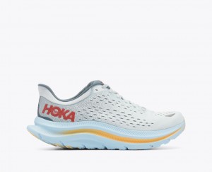 Grey / Light Blue HOKA Kawana Men's Sneakers | 82XRTQULY