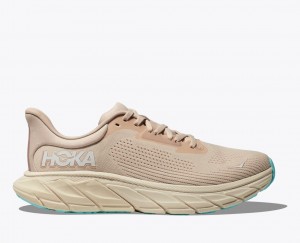 Khaki HOKA Arahi 7 Women's Running Shoes | 13HKRFOLY