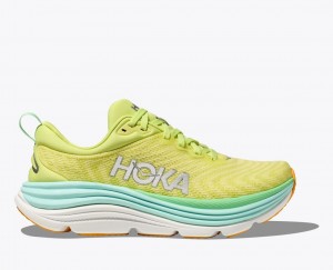 Light Green HOKA Gaviota 5 Women's Running Shoes | 49LSHEDUV