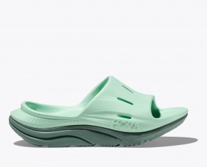 Mint HOKA Ora Recovery 3 Women's Slide | 76TKJWSOI