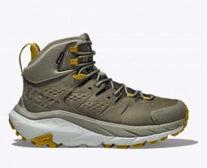 Olive HOKA Kaha 2 GTX Men's Hiking Boots | 52BGCMFYE