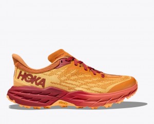 Orange HOKA Speedgoat 5 Women's Trail Running Shoes | 68WZCSQKD