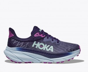 Purple HOKA Challenger 7 Women's Trail Running Shoes | 03CTJBLVY