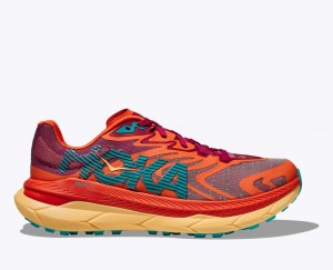 Red / Dark Red HOKA Tecton X 2 Men's Trail Running Shoes | 53ZMPLUIR