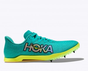 Turquoise HOKA Cielo X 2 MD Women's Track Spikes | 58WNIGBVP