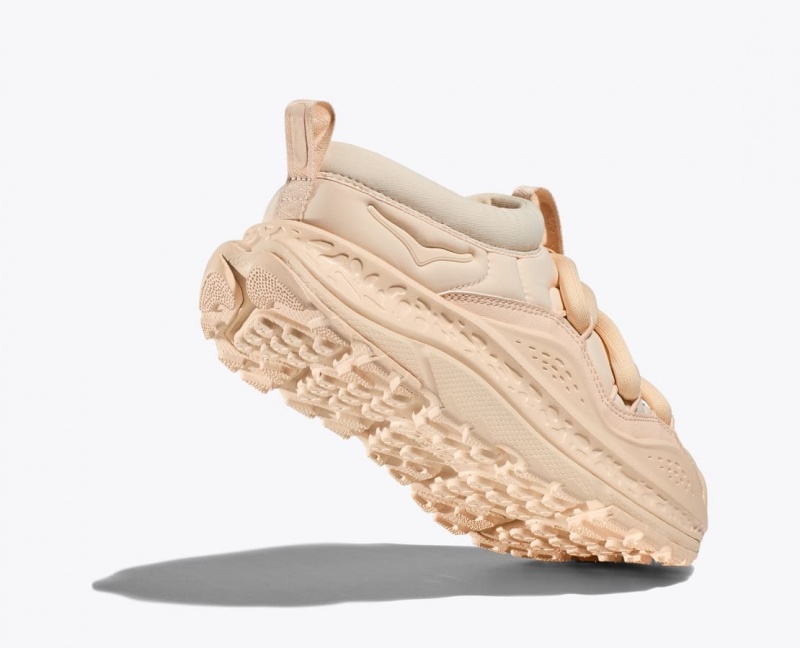 Beige HOKA Ora Primo Women's Slip On Shoes | 20GAFVPUB