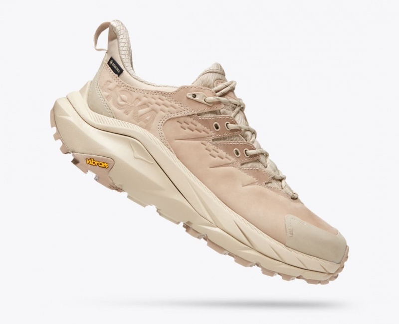 Beige / Khaki HOKA Kaha 2 Low GTX Women's Hiking Shoes | 20FYKMUWE