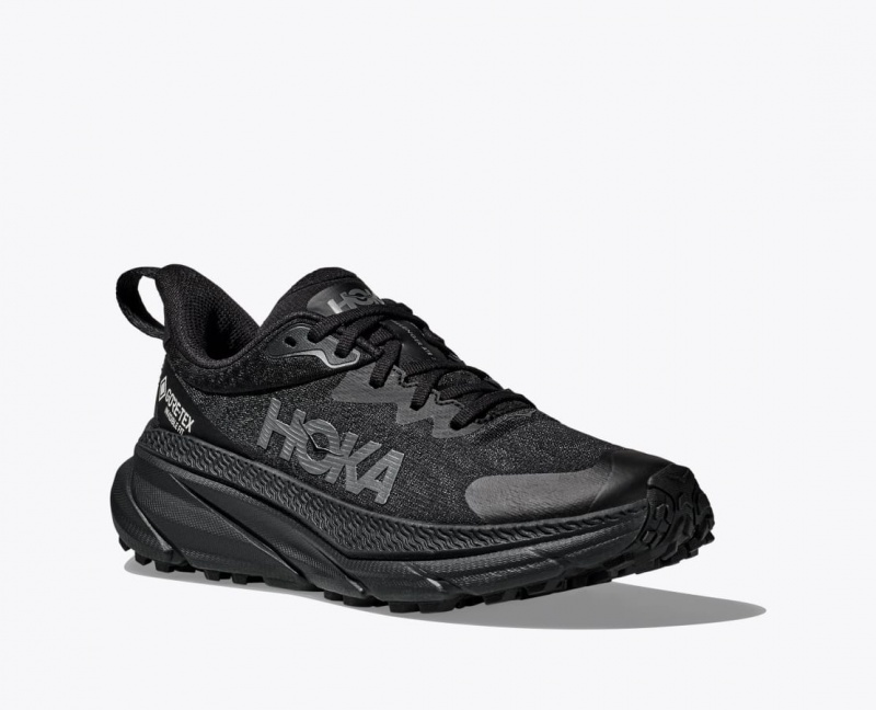 Black HOKA Challenger 7 GTX Men's Trail Running Shoes | 68NAHEDRV