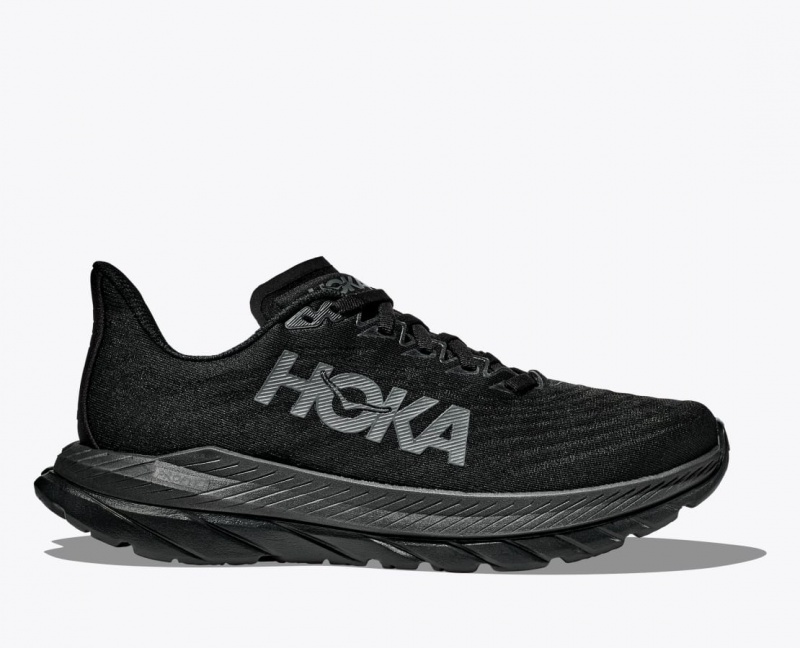 Black HOKA Mach 5 Men\'s Running Shoes | 51INUOEMA