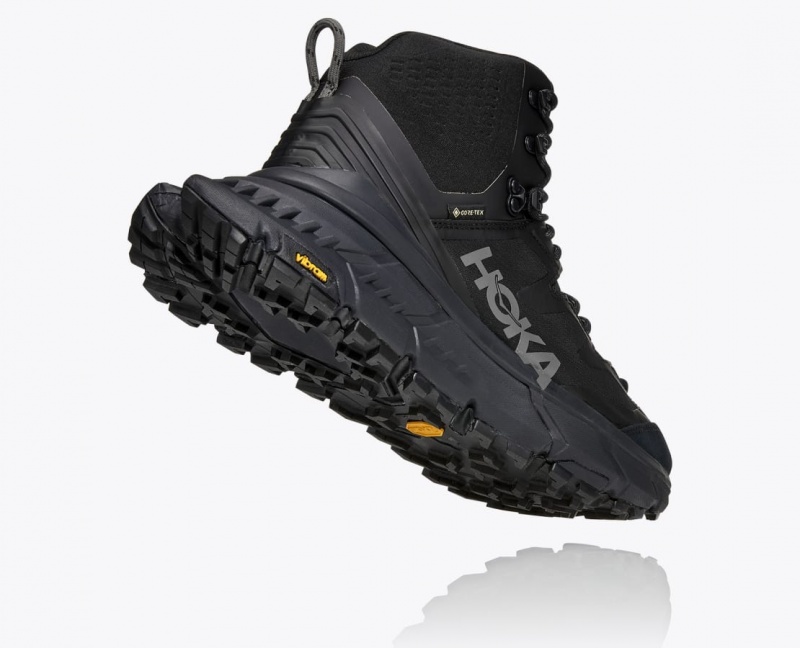 Black HOKA TenNine Hike GTX Men's Hiking Boots | 42YMABZUN