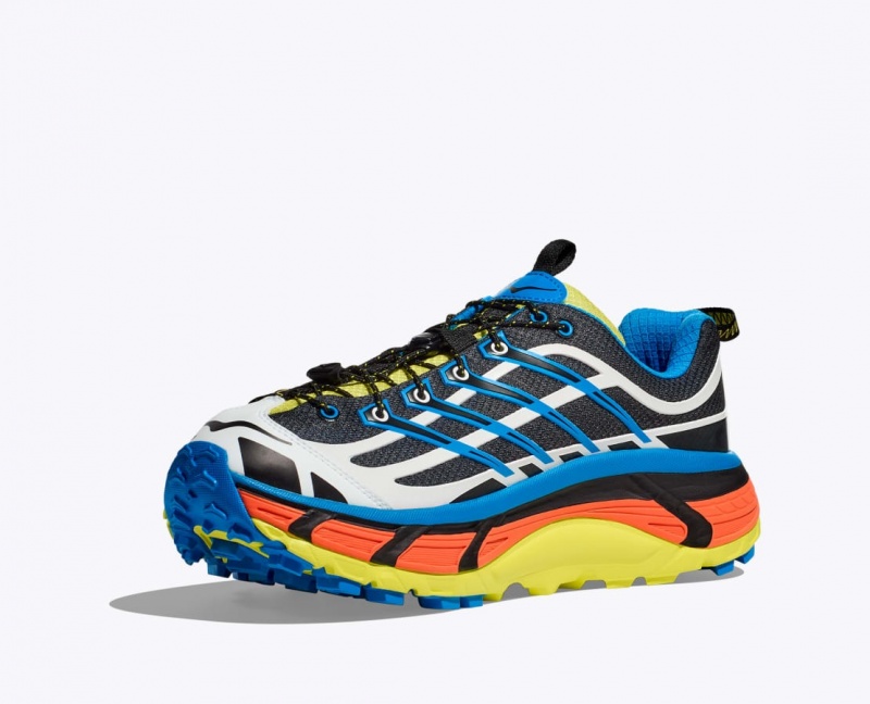 Black / Blue HOKA Mafate Three2 Women's Trail Running Shoes | 12AJSLQBI