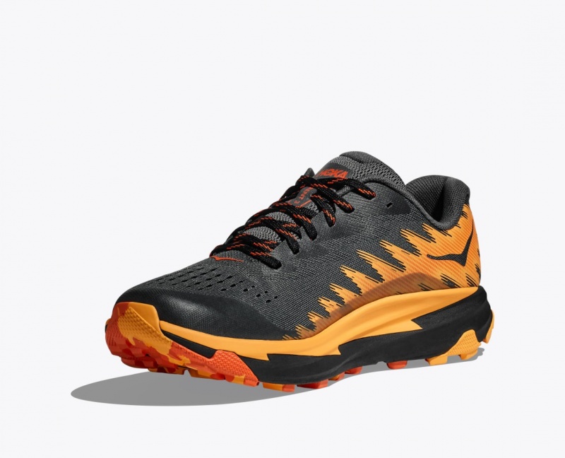 Black / Orange HOKA Torrent 3 Men's Trail Running Shoes | 07CDOABJT