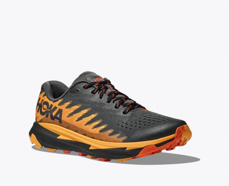 Black / Orange HOKA Torrent 3 Men's Trail Running Shoes | 07CDOABJT