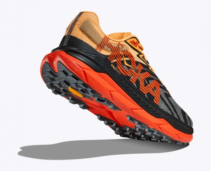 Black / Orange / Red HOKA Tecton X 2 Men's Trail Running Shoes | 47IVXNDLQ