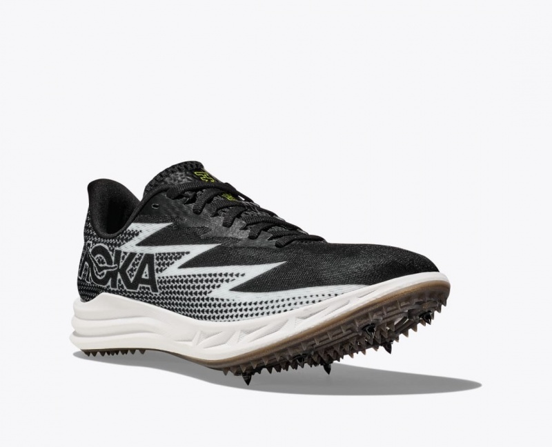 Black / White HOKA Crescendo MD Men's Track Spikes | 14KUYDEIB