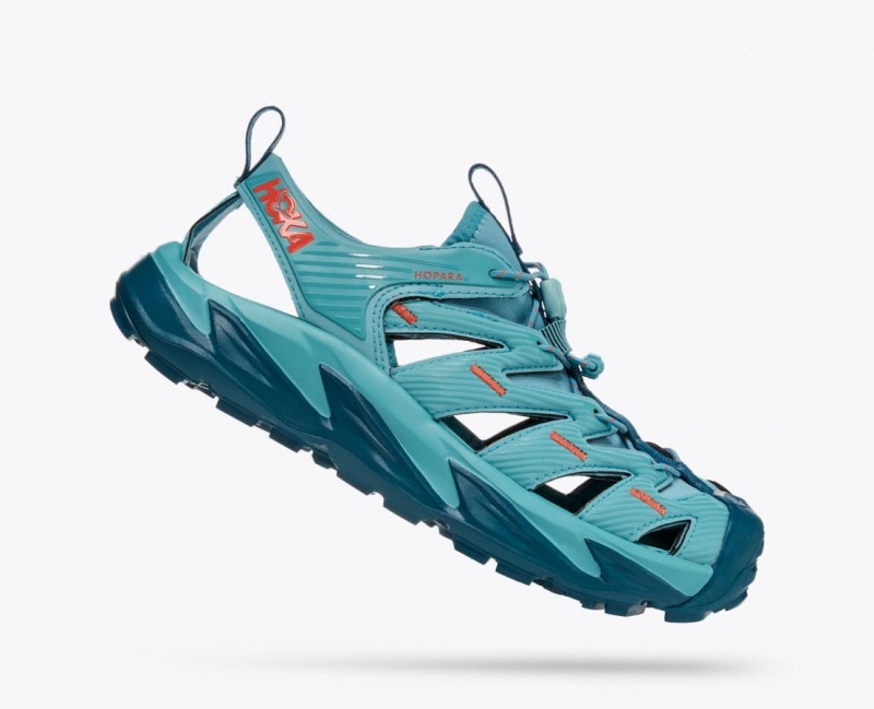 Blue HOKA Hopara Women's Sandals | 91KAHCZJT