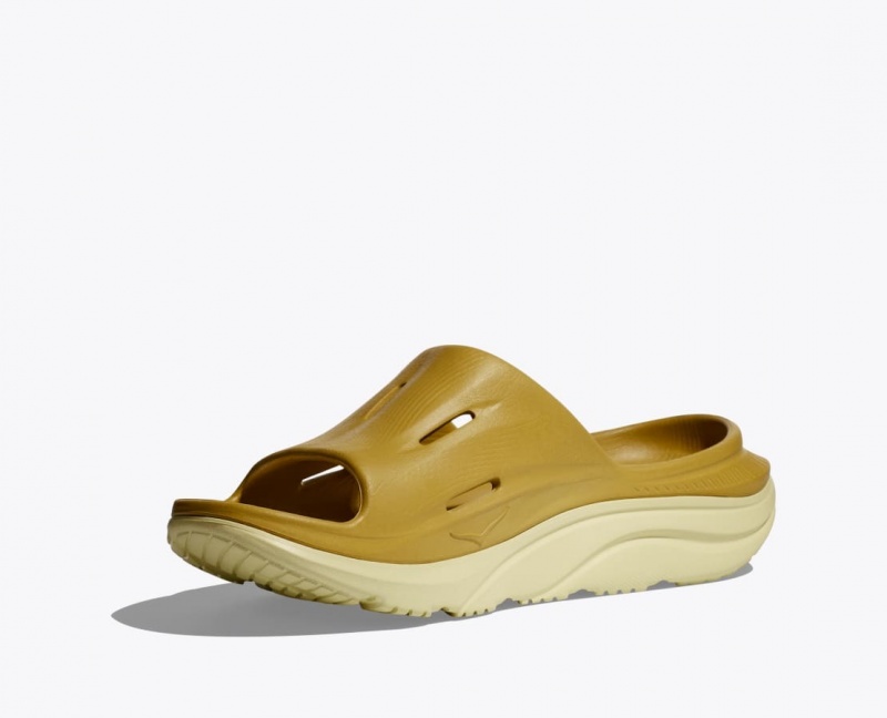 Brown HOKA Ora Recovery 3 Women's Slide | 68FOUYCSP