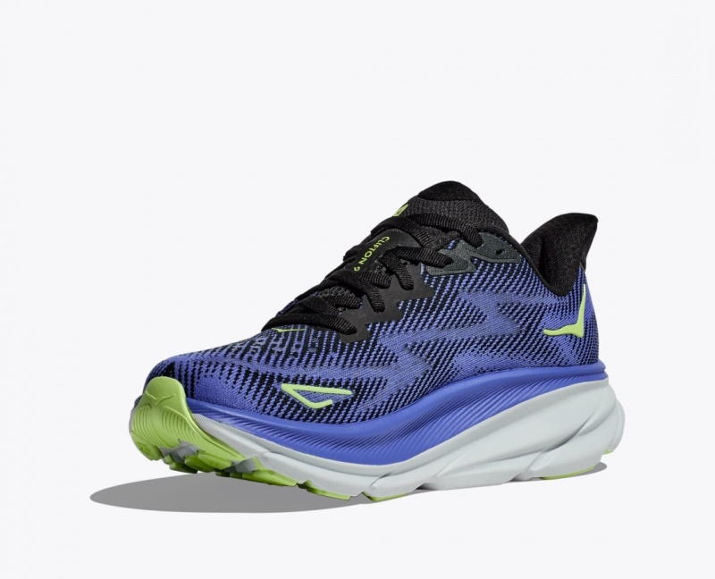 Dark Blue HOKA Clifton 9 Women's Running Shoes | 13DAJFBMX