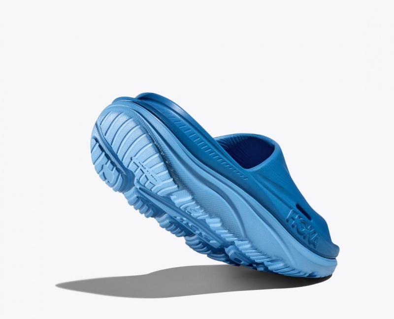 Dark Blue HOKA Ora Recovery 3 Women's Slide | 76LKREWUH