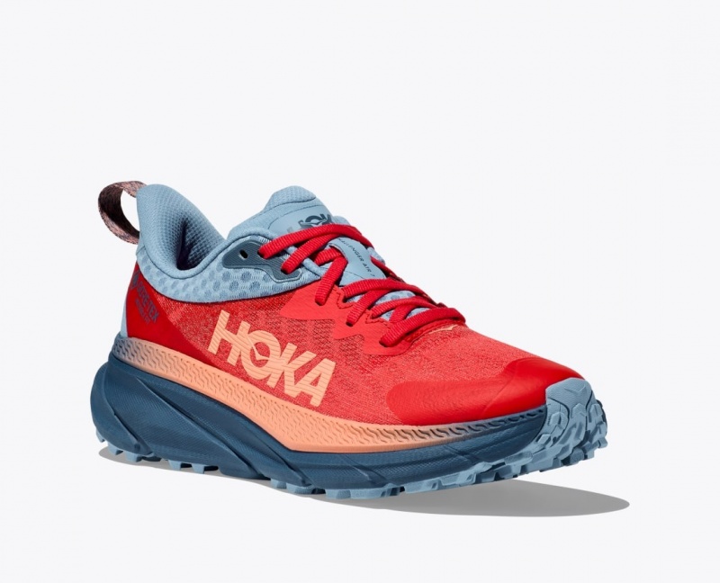 Dark Orange HOKA Challenger 7 GTX Women's Trail Running Shoes | 53UCGPVJM