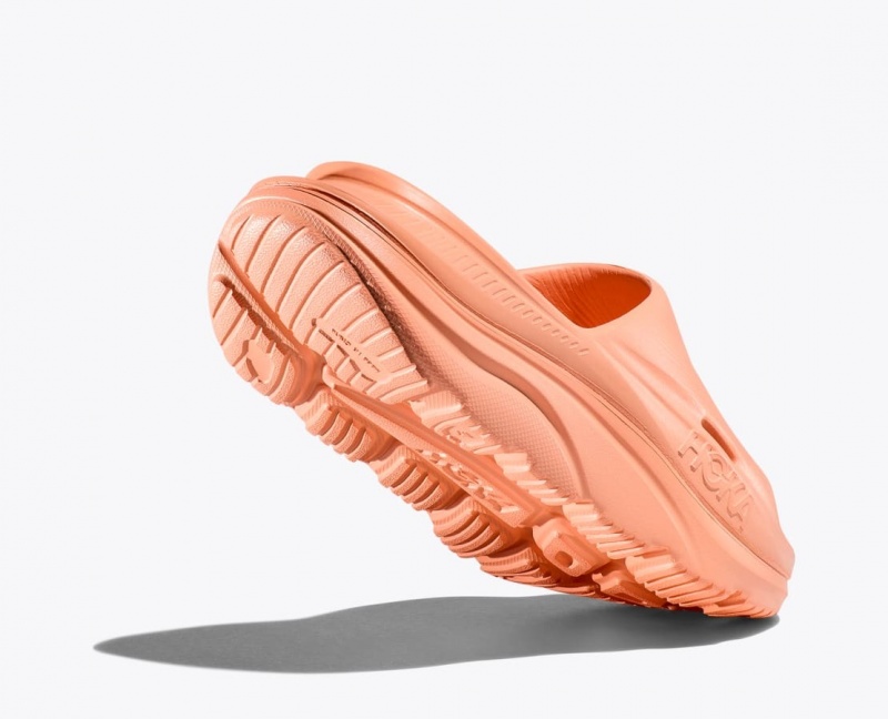 Dark Orange HOKA Ora Recovery 3 Women's Slide | 09YVEAWGX