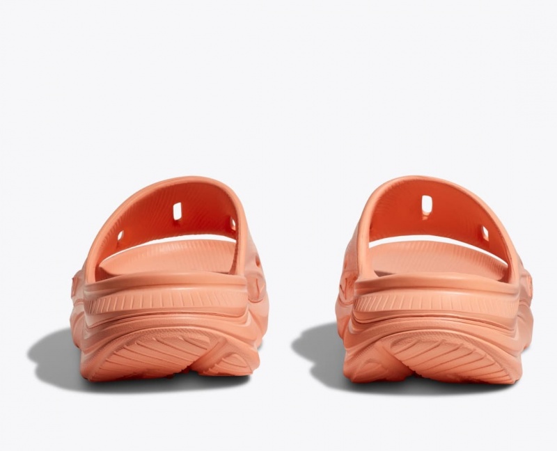 Dark Orange HOKA Ora Recovery 3 Women's Slide | 09YVEAWGX