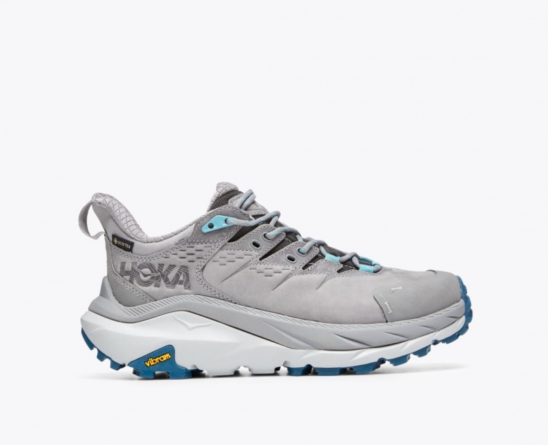 Grey HOKA Kaha 2 Low GTX Women\'s Hiking Shoes | 19DPHSCOX