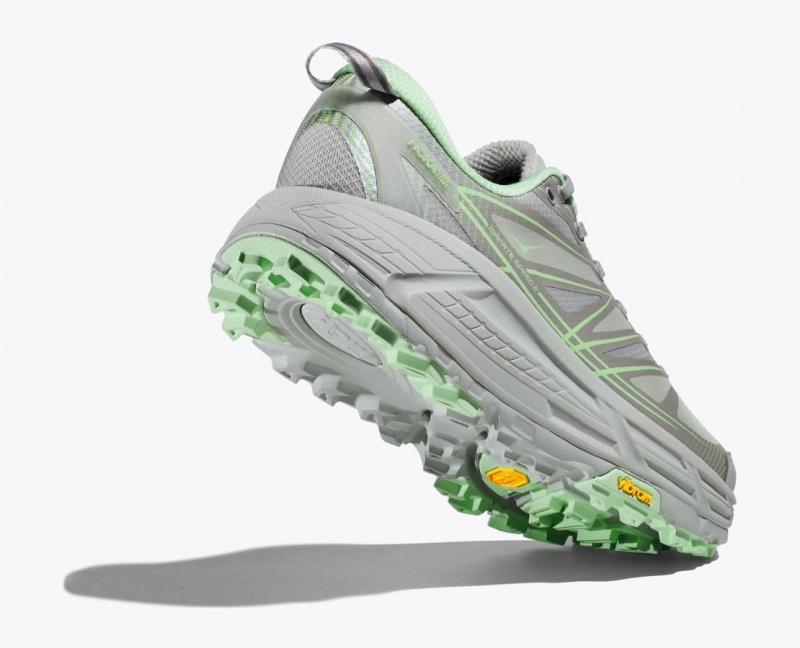 Grey / Green HOKA Mafate Speed 2 Women's Sneakers | 89MSTGYAV