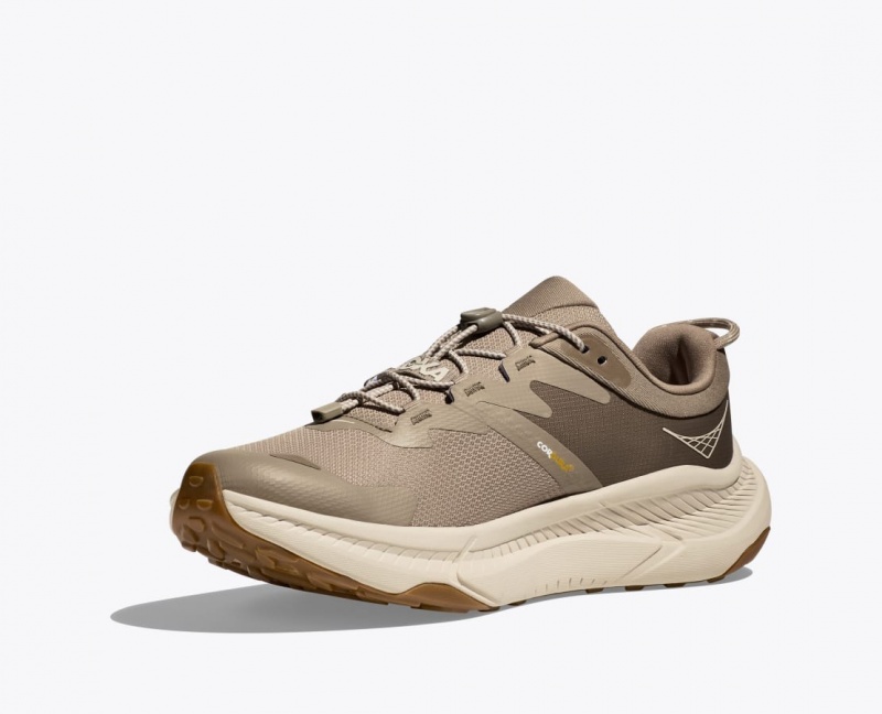 Khaki HOKA Transport Men's Walking Shoes | 14EHYRMCI