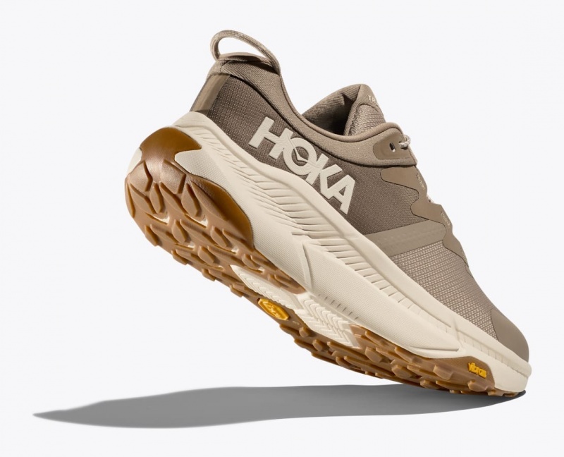 Khaki HOKA Transport Men's Walking Shoes | 14EHYRMCI