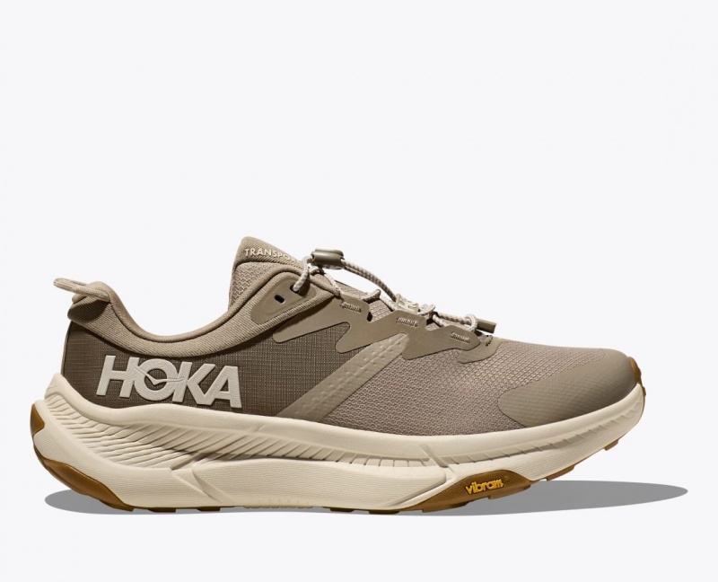 Khaki HOKA Transport Men\'s Walking Shoes | 14EHYRMCI