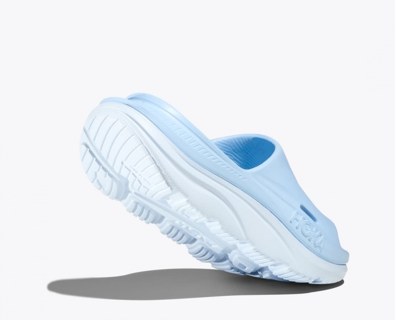 Light Blue HOKA Ora Recovery 3 Women's Slide | 83NLJWDIS