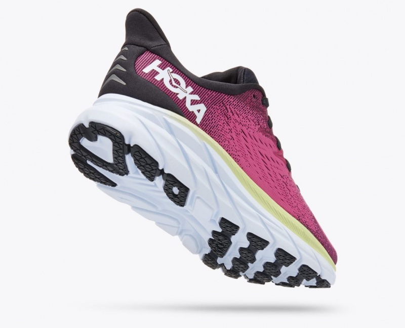 Light Burgundy HOKA Clifton 8 Women's Running Shoes | 32FHGJDOR