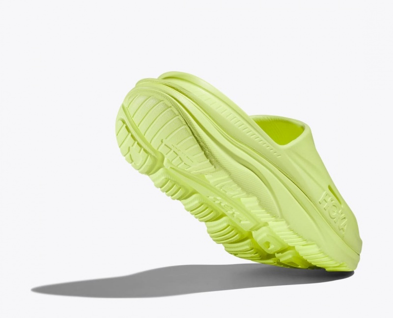 Light Green HOKA Ora Recovery 3 Women's Slide | 02VYEKLNT