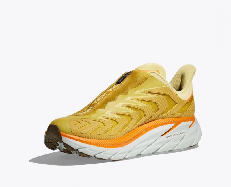 Light Green / Yellow HOKA Project Clifton Women's Sneakers | 23PIAXKJF