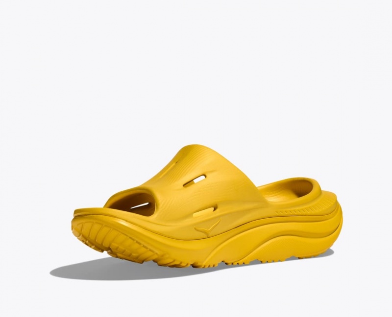 Light Orange HOKA Ora Recovery 3 Women's Slide | 03DGEQVSH