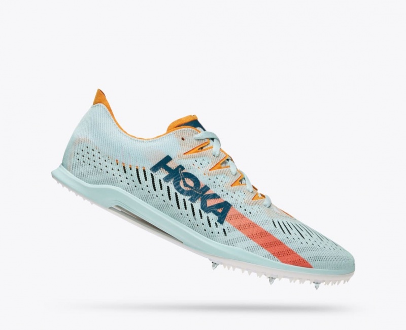 Light Turquoise HOKA Cielo X MD Men's Track Spikes | 13QLKTWOZ