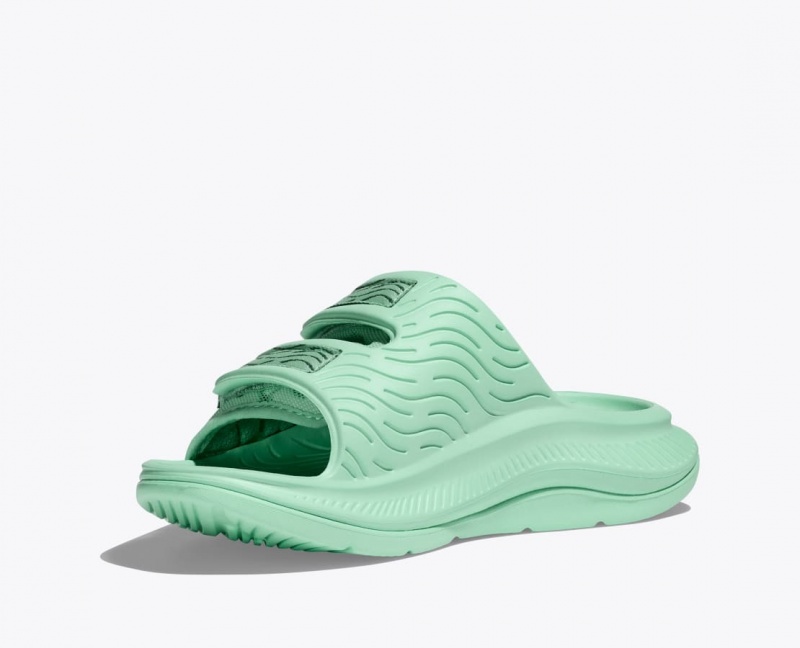 Mint HOKA Ora Luxe Men's Slide | 82UPBAXMO